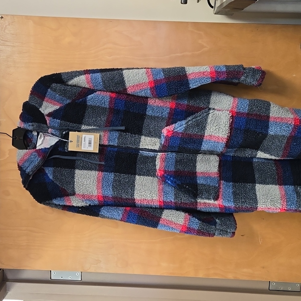 NWT Chubbies Soft Applaud Fleece 1 PC Zipper Hooded Chubsie M